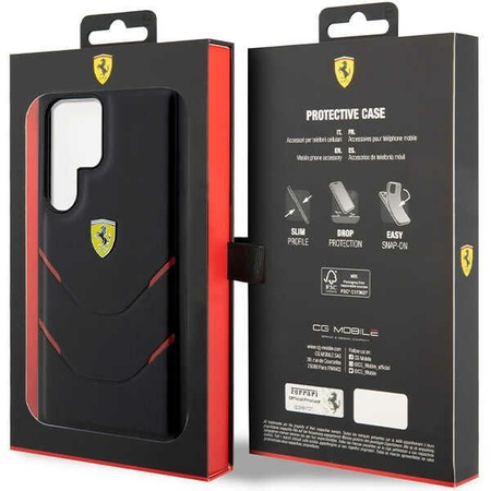 Ferrari FEHCS23LPBAK S23 Ultra S918 black/black hardcase Hot Stamp Lines