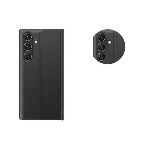 Neues Sleep Case Cover für Xiaomi Redmi Note 12 5G / Poco X5 5G Cover mit Flip Stand Schwarz