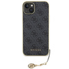 Guess 4G Charms Collection case for iPhone 15 Plus - gray