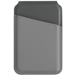 UNIQ Lyden DS magnetyczny portfel RFID i stojak na telefon szaro-czarny/charcoal grey-black