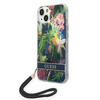 Oryginalne Etui IPHONE 14 Guess Hardcase Flower Strap (GUOHCP14SHFLSB) niebieskie