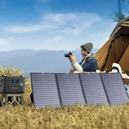 Choetech foldable solar charger 160W black (SC010)