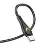 Borofone Kabel BX65 Bright - USB na Typ C - 2A 1 metr czarny