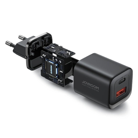 Joyroom JR-TCF08EU Speed ​​Series 30W PD/QC/AFC/FCP fast wall charger - black