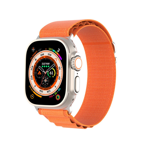 Sport-Schnallenarmband für Apple Watch Ultra/8/7/6/SE/5/4/3/2/1 (42, 44, 45, 49 mm) Dux Ducis Armband GS-Version – Orange