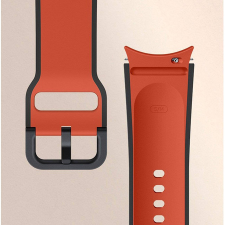 Wearable Aps Watch4/Watch5 Two-tone Sport Band (M/L) Red