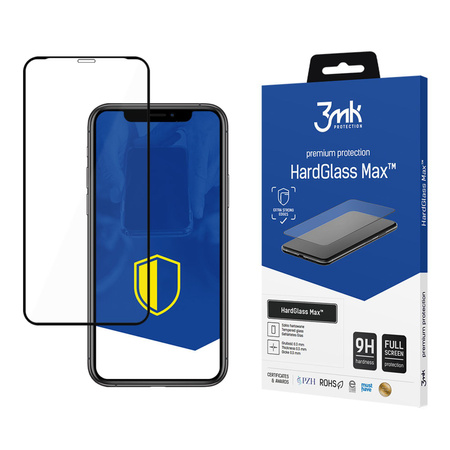 Szkło hartowane 3MK HARD GLASS MAX IPHONE XR czarne