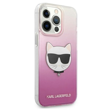 Karl Lagerfeld KLHCP13XCTRP iPhone 13 Pro Max 6,7" hardcase różowy/pink Choupette Head