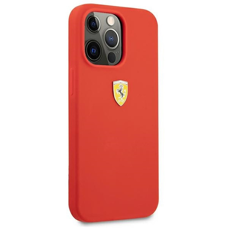 Ferrari FESSIHCP13XRE iPhone 13 Pro Max 6.7 &quot;red / red hardcase Silicone