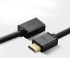 Ugreen kabel przewód adapter przejściówka przedłużacz HDMI (żeński) - HDMI (męski) 4K 10,2 Gbps 340 Mhz audio ethernet 0,5 m czarny (HD107 10140)