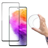 Wozinsky Full Cover Flexi Nano glass film tempered glass with a frame for Samsung Galaxy A73 transparent