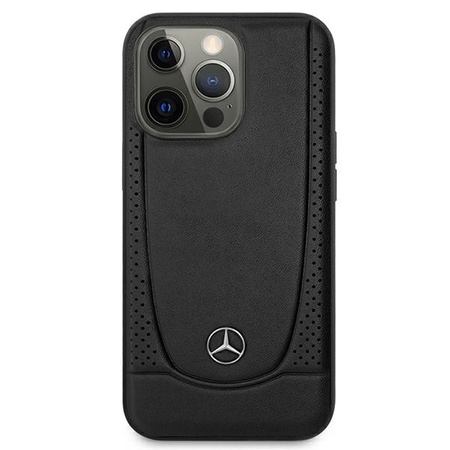 Mercedes MEHCP15XARMBK iPhone 15 Pro Max 6.7&quot; black/black hardcase Leather Urban