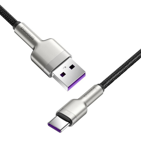 Baseus Cafule Series Metal Data USB - USB Typ C 66W cable 1m black (CAKF000101)