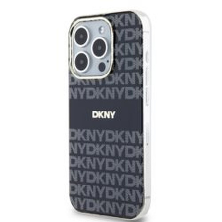 DKNY DKHMP14LHRHSEK iPhone 14 Pro 6.1" czarny/black hardcase IML Mono & Stripe MagSafe