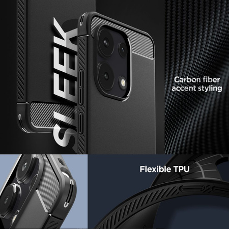 Spigen Rugged Armor case for Xiaomi Redmi Note 13 4G / LTE - matte black