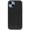 Audi Kunstleder iPhone 14 6,1&quot; schwarz/schwarz Hardcase AU-TPUPPCIP14-TT/D1-BK