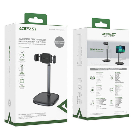 Acefast stand stand telescopic phone holder black (E12)