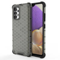 Honeycomb Panzerhülle mit Gelrahmen für Samsung Galaxy A03s (166,5) schwarz