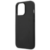 AMG AMHCP14LDOLBK iPhone 14 Pro 6,1" czarny/black hardcase Leather Hot Stamped