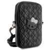 Hello Kitty Quilted Bows Strap-Tasche – Schwarz