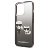 Karl Lagerfeld KLHCP13LTGKCK iPhone 13 Pro / 13 6,1 &quot;hardcase black / black Gradient Ikonik Karl &amp; Choupette