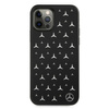 Mercedes MEHCP12LESPBK iPhone 12 Pro Max 6,7" czarny/black hardcase Silver Stars Pattern