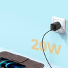 Joyroom szybka ładowarka sieciowa USB Typ C 20W Power Delivery Quick Charge 3.0 AFC czarna (L-P202)