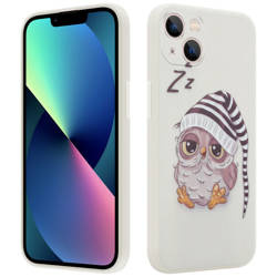 MX OWL SLEEPY IPHONE 11 PRO BEIGE / BEŻOWY