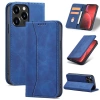 Magnet Fancy Case case for iPhone 14 Pro Max cover with flip wallet stand blue