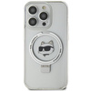 Karl Lagerfeld KLHMP15XHMRSCHH iPhone 15 Pro Max 6.7&quot; white/white hardcase Ring Stand Choupette Head MagSafe