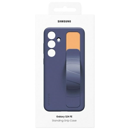 Etui Samsung EF-GS721CNEGWW S24 FE S721 niebiesko-czarny/blue black Standing Grip Case