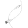 Borofone Kabel BX14 LinkJet - USB na Lightning - 2,4A 1 metr biały