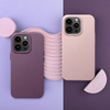 Futerał LEATHER MAG COVER kompatybilny z MagSafe do IPHONE 16 Pro ciemny fioletowy