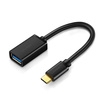 Ugreen adapter przejściówka kabel OTG z USB 3.0 na USB Typ C czarny (30701)