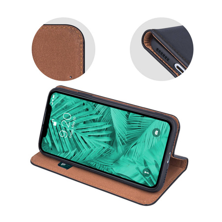 Etui skórzane Smart Pro do Oppo A54 5G / A74 5G / A93 5G czarny