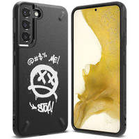 Ringke Onyx Design Durable TPU Cover for Samsung Galaxy S22 + (S22 Plus) black (Graffiti) ()