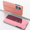 Clear View Case Cover für Xiaomi 12 Lite Hülle mit Klappe Rosa