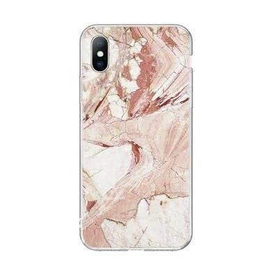 Wozinsky Marble żelowe etui pokrowiec marmur Xiaomi Mi 10 Lite różowy