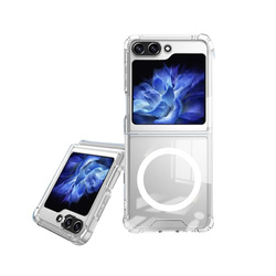 ETUI MAGNETIC SAMSUNG GALAXY Z FLIP5 CLEAR / PRZEŹROCZYSTY