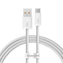 Cable USB to USB-C Baseus Dynamic Series, 100W, 1m (white)