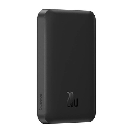 Magnetyczny mini powerbank Baseus 5000mAh 20W (czarny)