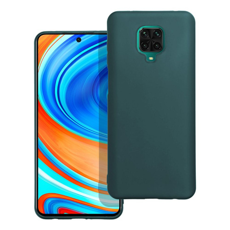 Futerał MATT do XIAOMI Redmi NOTE 9 Pro ciemnozielony