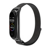 Pasek / opaska nylonowa do smart band Xiaomi Mi Band 5 / 6 / 7 czarna (05)