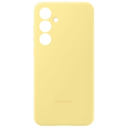 Etui Samsung EF-PS721CYEGWW S24 FE S721 żółty/yellow Silicone Case