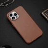 Dux Ducis Naples iPhone 14 Pro case magnetic leather MagSafe case brown