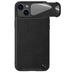 NILLKIN CAMSHIELD LEATHER S SAMSUNG S23+ BLACK / CZARNY