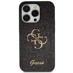 Original Case IPHONE 11 / XR Guess Hardcase Glitter Script Big 4G (GUHCN61HG4SGK) black