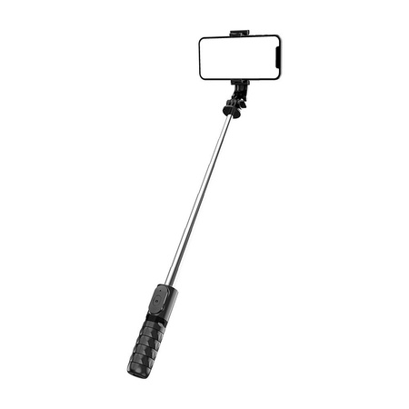 Zestaw / uchwyt selfie z pilotem na bluetooth tripod czarny Q11 / TR19