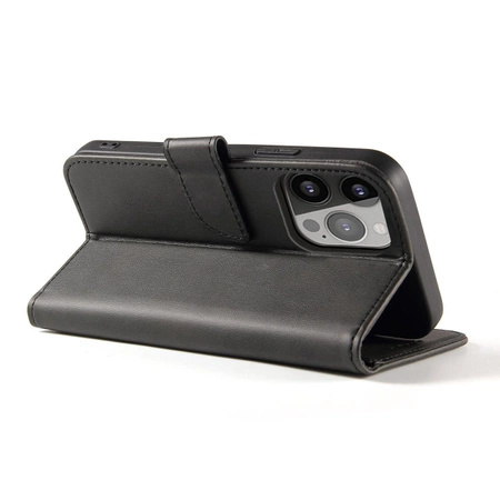 Magnet Case with flap and wallet for Tecno Spark 10 - black