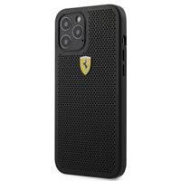 Ferrari FESPEHCP12LBK iPhone 12 6,7" Pro Max czarny/black hardcase On Track Perforated